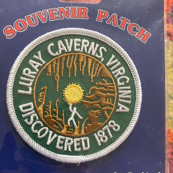 Green and White Luray Caverns Patch - Picture 2 of 6